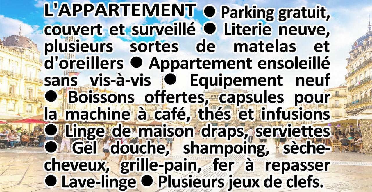 몽펠리에 Comedie Musee-Fabre Parking Offert Climatisation 아파트 외부 사진